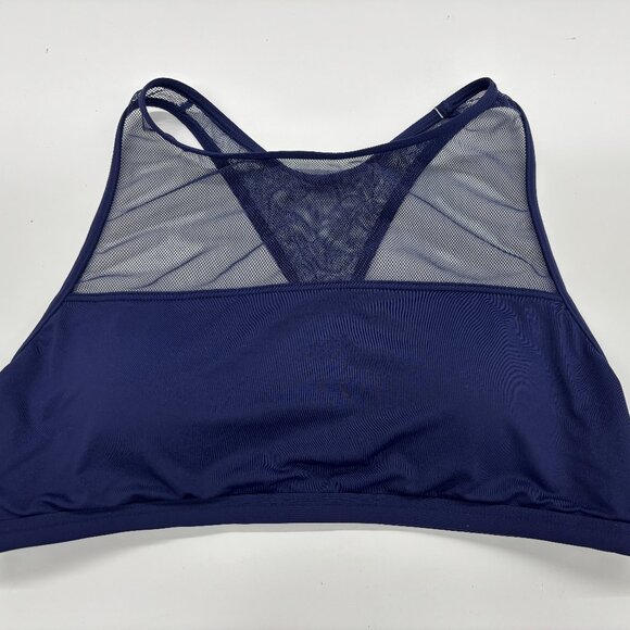 Vince Camuto Women's Standard HIGH Neck Bikini Top Swimwear Deep Plum - Picture 6 of 9